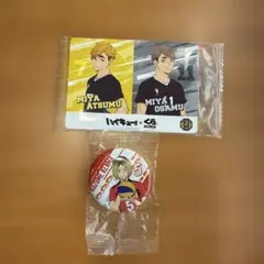 ハイキュー!! 宮アツム・オサム バッジセット