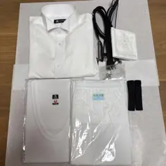 【限定値下げ中•ほぼ新品】結婚式の父シャツ•小物セット Mサイズ