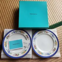 ティファニー　Tiffany & Co. プレート 2枚 フローラ　皿　18㎝のサムネイル