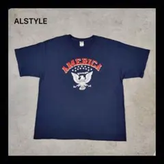 【USA製】ALSTYLE アメリカンイーグル　デカール　Tシャツ XXL