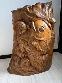 大黒様と恵比寿様 欅衝立 大黒様と恵比寿様 欅衝立 - メルカリ