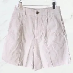 GU ジーユー コーデュロイショートパンツ Mサイズ ナチュラル ベージュ