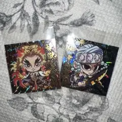 鬼滅の刃 ホログラムシール 2枚セット