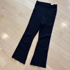 a*o様 黒 フレアパンツ レディース