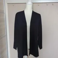 INDIVI未使用ブラックロングカーディガン