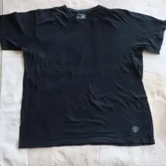 古着 AEROPOSTALE エアロポステール VネックTシャツ ブラック