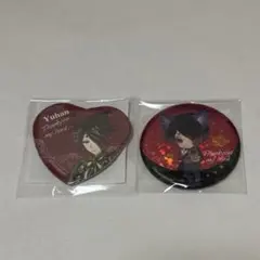 悪魔執事と黒い猫 あくねこ ユーハン ハネムーン 缶バッジ アニカフェ