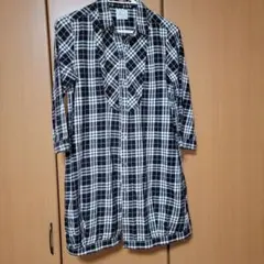 UNIQLO チェックシャツ シャツワンピース チュニック