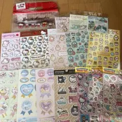 サンリオシールなど15点まとめ売り☆キティコロコロマイメロハンギョドンけろっぴ