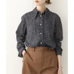 IENA 定価1.7万円 デザイン ドット シャツ ブラウス