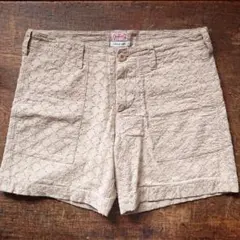 BEAMSBOY 総刺繍 ショートパンツ ベージュ