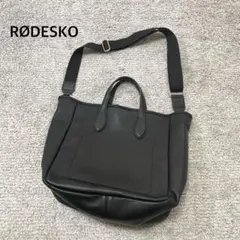 【RØDESKO】ロデスコ 2WAYトートバック ブラック