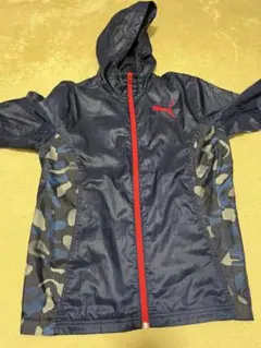 PUMA 迷彩柄 ウィンドブレーカー フード付き