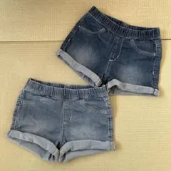 デニムショートパンツ 110
