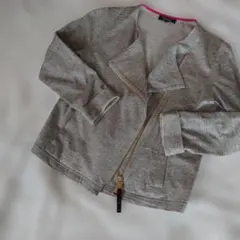 SONIA RYKIEL コットン ジャケット ライダース グレーのサムネイル