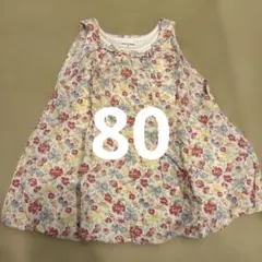 センスオブワンダー　80 小花柄　ワンピースのサムネイル