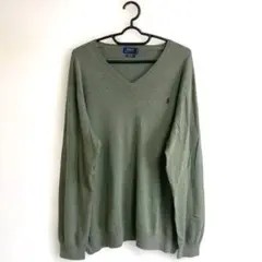 【POLO Ralph Lauren】Vネックセーター XXL