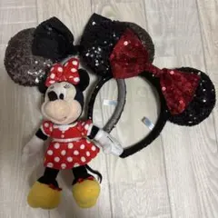 ミニーカチューシャ ぬいぐるみ