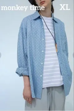 【 monkey time 】BROAD LACE REG/シャツ XLのサムネイル