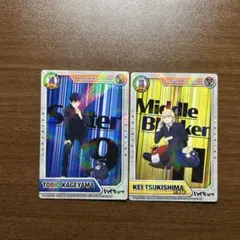 影山飛雄 月島蛍 カード ハイキュー!! 2枚セット