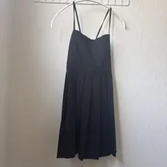 GRL ブラックキャミワンピース