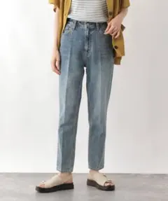 GLOBL WORK GOODデニムテーパードパンツ