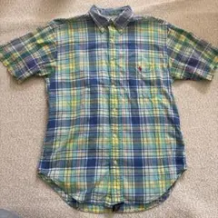 ポロラルフローレン チェック柄 半袖シャツ