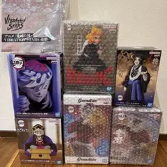 鬼滅の刃　プライズフィギュア　まとめ売り　童磨　獪岳　煉獄杏寿郎　販促ポスター
