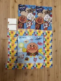 アンパンマンアルバム＋ポケットティッシュ20個＋ファイル2枚お得セット