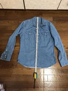 デニム長袖シャツ