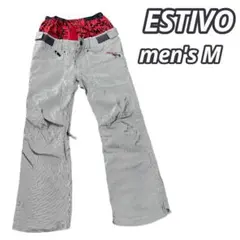 美品☆ESTIVO スノーボードパンツ ストライプ Mサイズ