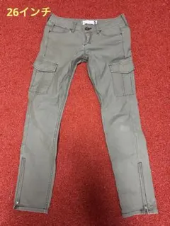 カーキカーゴパンツ スキニー　5サイズ