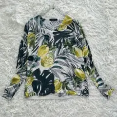 ✨極美品✨ ダーマコレクション 近年モデル ニット シルク混 リネン混 レモン