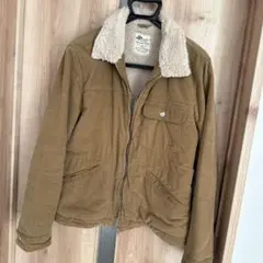 Authentic Garments ブラウン フリースジャケット M