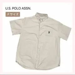メンズU.S. POLO ASSN. 半袖シャツ ビッグシルエット グレー系 F