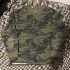 00s Faded Glory 迷彩 カモ サーマル 長袖 2XL ロンT