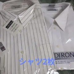 BRAMLEY ストライプ シャツ と白の半袖