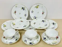 NORITAKE コンテンポラリー フルーツ柄 カップ&ソーサー ケーキ皿セット
