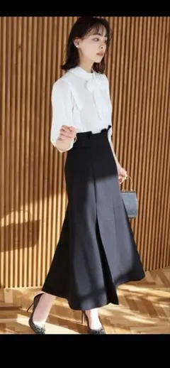 【美品】ロングスカート ブラック　XLサイズ