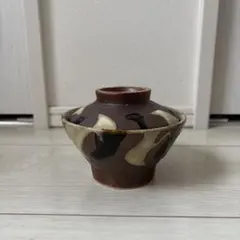 浜田庄司　地掛緑黒面取茶盌 浜田庄司(作) 地掛縁黒鉢 浜田晋作(識箱) | 古美術ささき