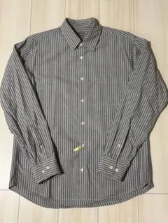 無印良品　洗いざらしブロード長袖シャツ
