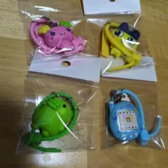 たまごっち ガチャガチャ カラフルマルチチャーム　4点セット