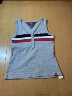 tommy girl ノースリーブ タンクトップ グレー Sのサムネイル