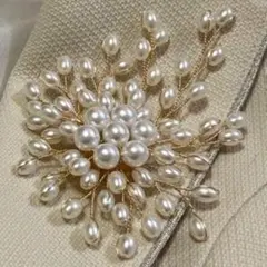 ブローチ　コサージュ　フラワーパール　B③卒業式卒園式入学式入園式