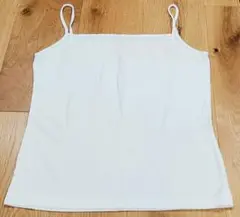 ホワイトキャミソール レース付き