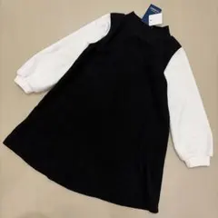 【新品未使用】西松屋　長袖ワンピース 100cm 裏起毛　キッズ