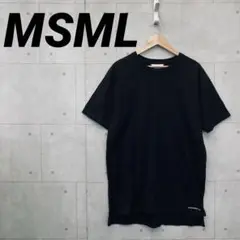 MSML エムエスエムエル Tシャツ サイドスリット メンズ M 黒