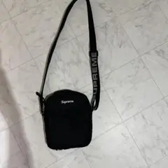 Supreme ブラック ショルダーバッグ
