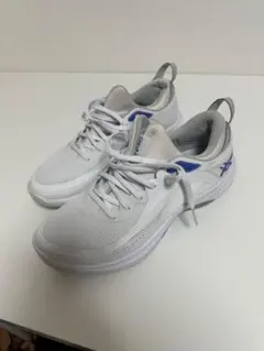 ASICS バスケットボールシューズ ホワイト/ブルー、26センチ