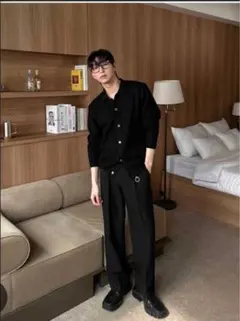 Digan Soft Collar Cardigan 黒, M 定価7550円のサムネイル